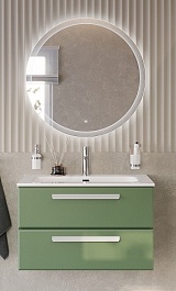 BelBagno Мебель для ванной Eco Cer-N 80 CZR-8073-80 фисташковый софт ручки сатин – фотография-1