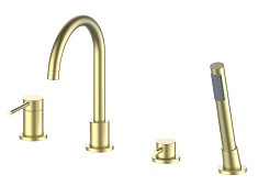 Oliveeka Душевая система Y OL-669017-BG золотой матовый