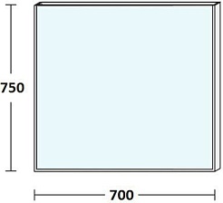 De Aqua Зеркало Алюминиум 7075 4x4 AF501700S – фотография-3