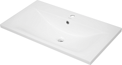 Misty Тумба с раковиной Лаки 80 серая – фотография-7