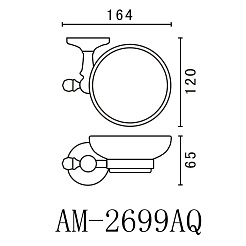 Art&Max Мыльница Antic AM-2699AQ – фотография-2