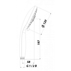 Lemark Лейка для душа LM0315C – фотография-2
