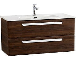 BelBagno Мебель для ванной Eco Cer-N 100 CZR-8095-100 орех шоколад софт ручки сатин – фотография-3