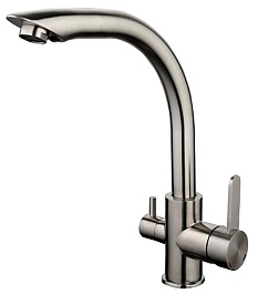 Gappo Смеситель для кухни 35к G4399 сатин – фотография-1