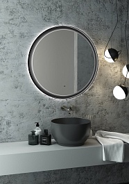 Continent Зеркало Planet Black Led 800 – фотография-8