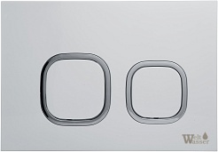 WeltWasser Клавиша смыва Amberg RD-WT белая – фотография-1