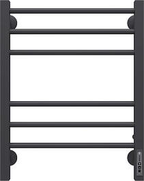 Terminus Полотенцесушитель электрический Сицилия П6 450x600 черный матовый – фотография-1