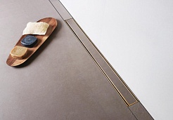 BERGES Wasserhaus Душевой лоток B1 Keramik 600 092117 золото глянец – фотография-5