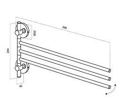 Am.Pm Полотенцедержатель Bliss A5532764 – фотография-2