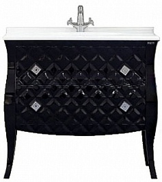 Misty Тумба для умывальника Charme 100 черная – фотография-1