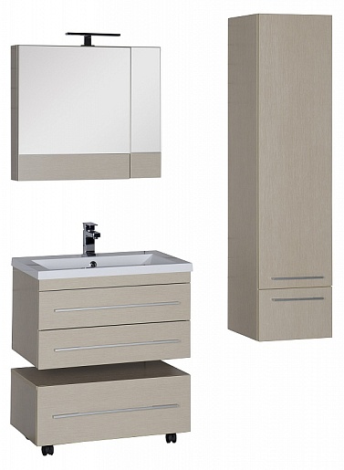 Aquanet Тумба подкатная "Нота 75" светлый дуб – фотография-10