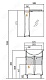 Акватон Тумба с раковиной "Джимми 57М" – фотография-6