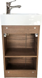 Comforty Мебель для ванной Асти 40 дуб темно-коричневый – фотография-7