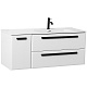 Cezares Тумба с раковиной Eco Cer-N 120-1 R bianco lucido CZR-8095-120-R ручки матовые чёрные – картинка-21
