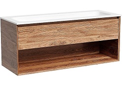 Sancos Тумба с раковиной Marmi 1.0 120 дуб чарльстон раковина Grace 121 CN7017 – фотография-1