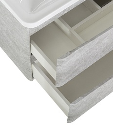 BelBagno Тумба с раковиной Acqua 80 подвесная Cemento Verona Grigio – фотография-7