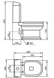 Cezares Унитаз-компакт Laredo – фотография-4