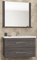 СанТа Мебель для ванной Венера 80 дуб шале графит