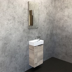 Comforty Мебель для ванной Асти 40 дуб дымчатый – фотография-4