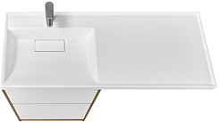 Акватон Мебель для ванной Лондри 60 L дуб рустикальный/белая – фотография-3