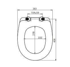 Iddis Сиденье для унитаза ID126DPSC – фотография-2