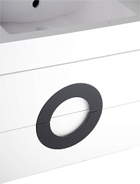 De Aqua Мебель для ванной Форма 80, зеркало Сити – фотография-15