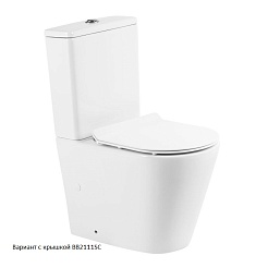 BelBagno Унитаз Flay-R BB2149CPR безободковый – фотография-1