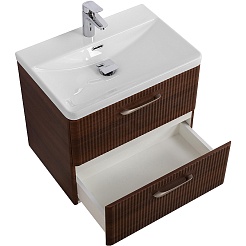 BelBagno Тумба с раковиной Due 50 подвесная Noce – фотография-5