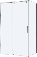 BelBagno Душевой уголок Soft Close-1 SOFT_CLOSE-1-AH-1-110/100-C-Cr 110x100 профиль хром стекло прозрачное