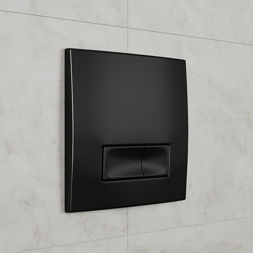 Grossman Клавиша смыва Classic 800.T1.04.210.210 черная матовая – фотография-2