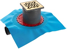 BERGES Wasserhaus Душевой трап Zentrum Antik 100 092364 золото глянец