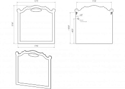 Misty Мебель для ванной Элис 120 бежевая патина – фотография-17