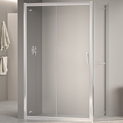 RGW Душевой уголок Passage PA-76-1 (PA-016 + Z-060-2) 150x80 профиль хром стекло прозрачное – фотография-1