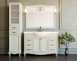 ValenHouse Пенал Эллина 40 слоновая кость L, корзина, фурнитура бронза – фотография-4