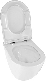 Azario Унитаз подвесной Eclat AZ-2381-A безободковый белый – фотография-8