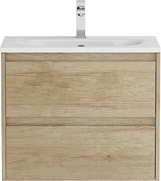 BelBagno Тумба с раковиной Kraft 39 70 подвесная Rovere Nebrasca Nature с раковиной BB-8099-3-70 – фотография-2