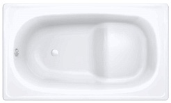 BLB Стальная ванна Europa mini 105х70 с сиденьем – фотография-1