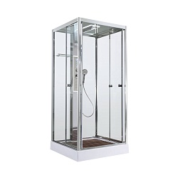 Avacan Душевая кабина 100/100 Z1910LED прозрачная – фотография-16