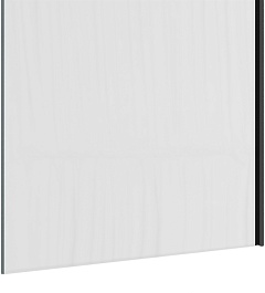 Teymi Шторка на ванну Timo 70x140 профиль черный матовый стекло прозрачное – фотография-4