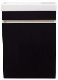 Style Line Тумба с раковиной Compact 40 черная – фотография-1