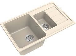Ewigstein Мойка кухонная Elegant 60KF крем – фотография-1
