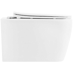 BelBagno Унитаз подвесной Veneto BB132CHR безободковый – фотография-2