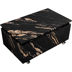 Cezares Тумба с раковиной Slider 80 с 2 ящиками подвесная чёрный фьюжн – фотография-11