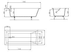 Owl 1975 Ванна чугунная Konung 1700x700 – фотография-3