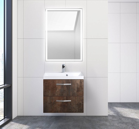 BelBagno Тумба с раковиной AURORA 600 Metallo Vintage – фотография-2