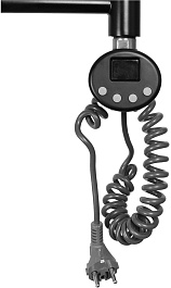 Domoterm Полотенцесушитель электрический Калипсо П7 500x700 ЧРН ER черный – фотография-3