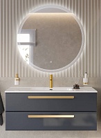 BelBagno Мебель для ванной Eco Cer-N 120 CZR-8095-120 grafito ручки сатиновое золото