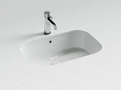 Ceramicanova Мебельная раковинам Era 57 CN15006 белая – фотография-1