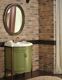 Атолл Тумба с раковиной "Неаполь" verde – фотография-3