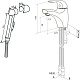 Am.Pm Смеситель для раковины Pride F7P03032 с гигиеническим душем – фотография-16